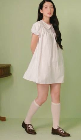 Váy babydoll Yellow Plain Babydoll
