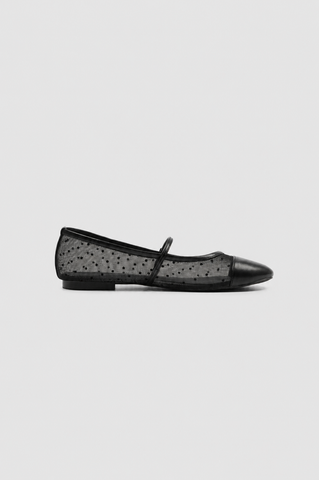 Giày búp bê Cap Toe Mesh Ballet Flats nhiều màu