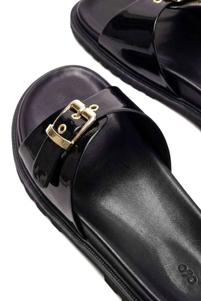  Dép Single Band Buckled Flat Sandals nhiều màu 