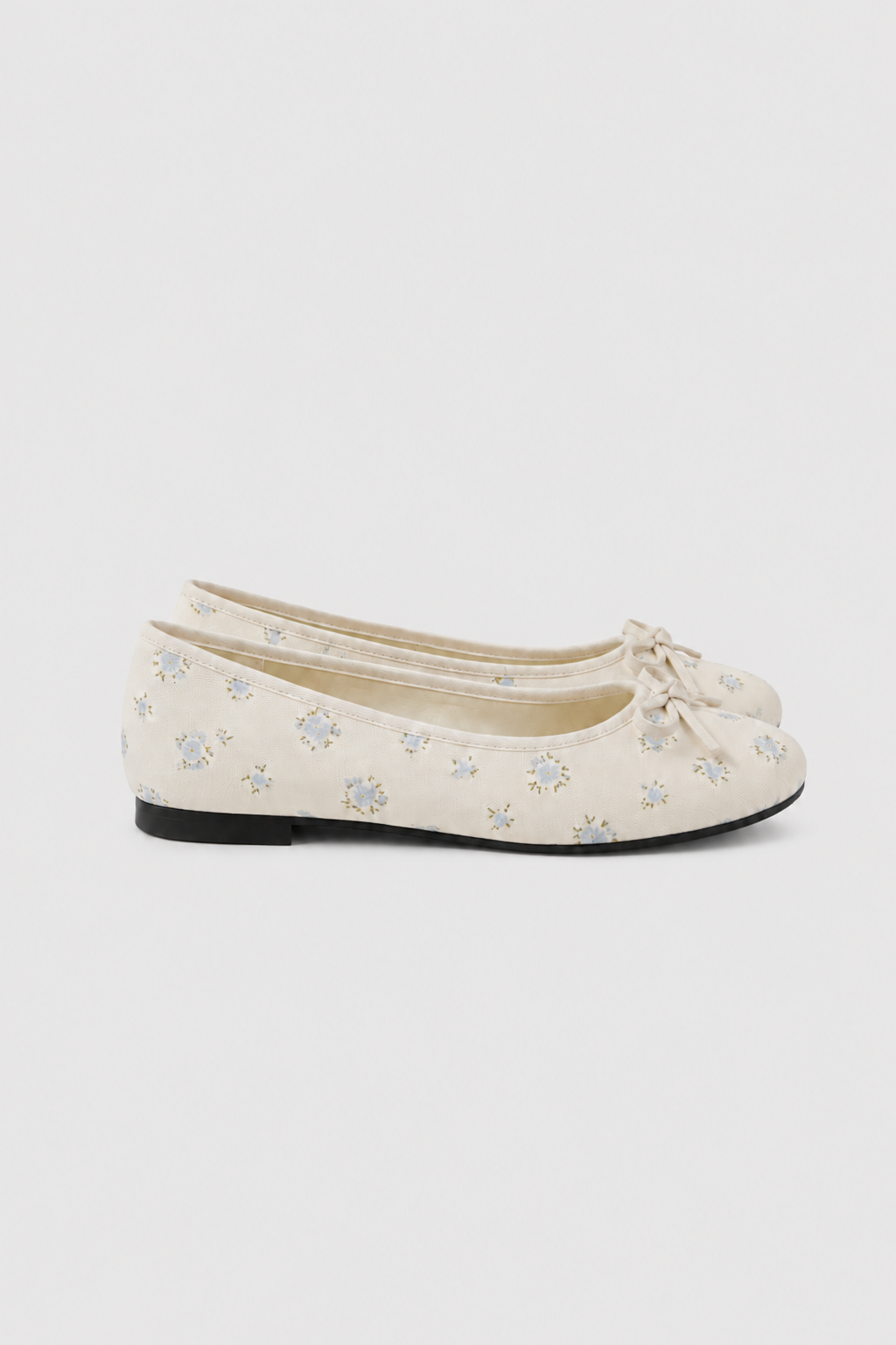 Giày búp bê họa tiết hoa cổ điển Floral Flats nhiều màu