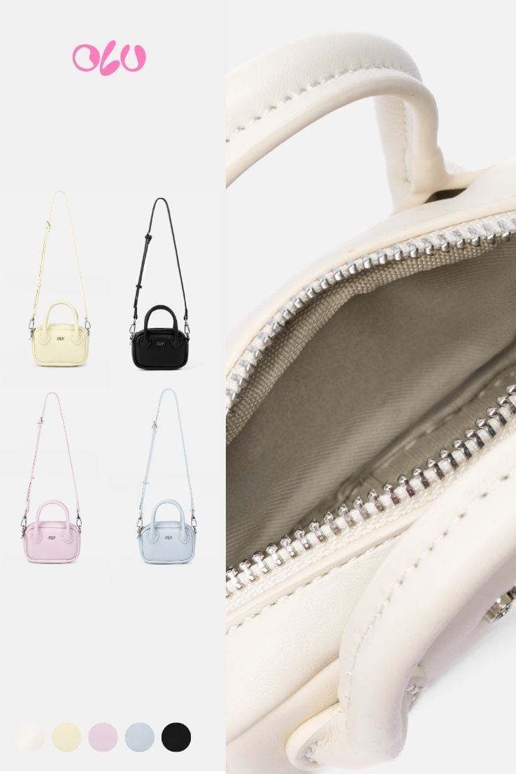 Túi Leather Mini Crossbody Bag nhiều màu