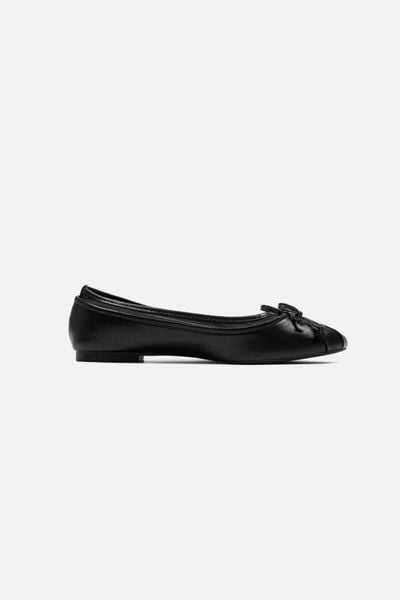  Giày búp bê đính nơ Bowy Ballet Flats nhiều màu 