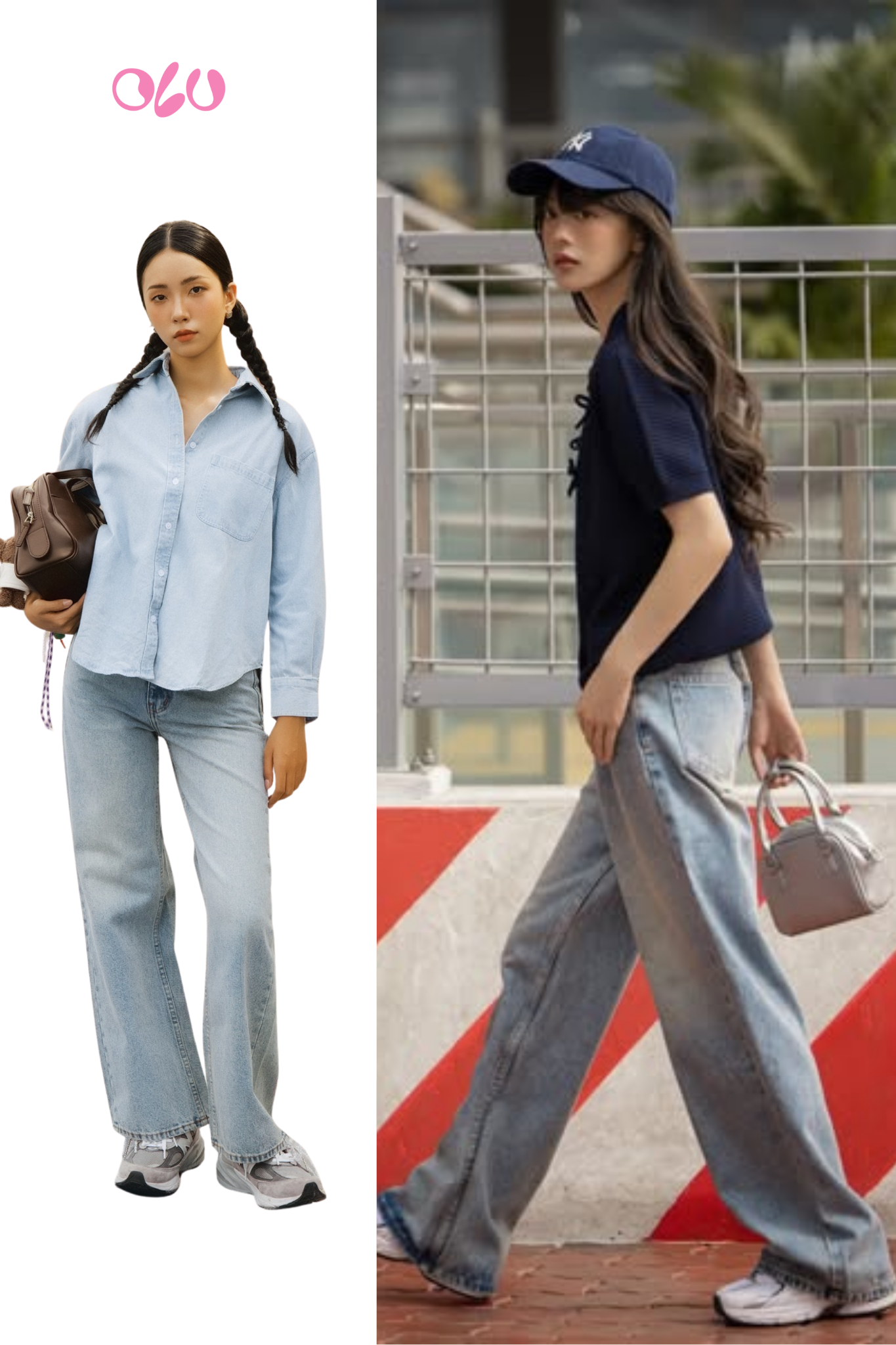 Quần Asa Straight Jeans