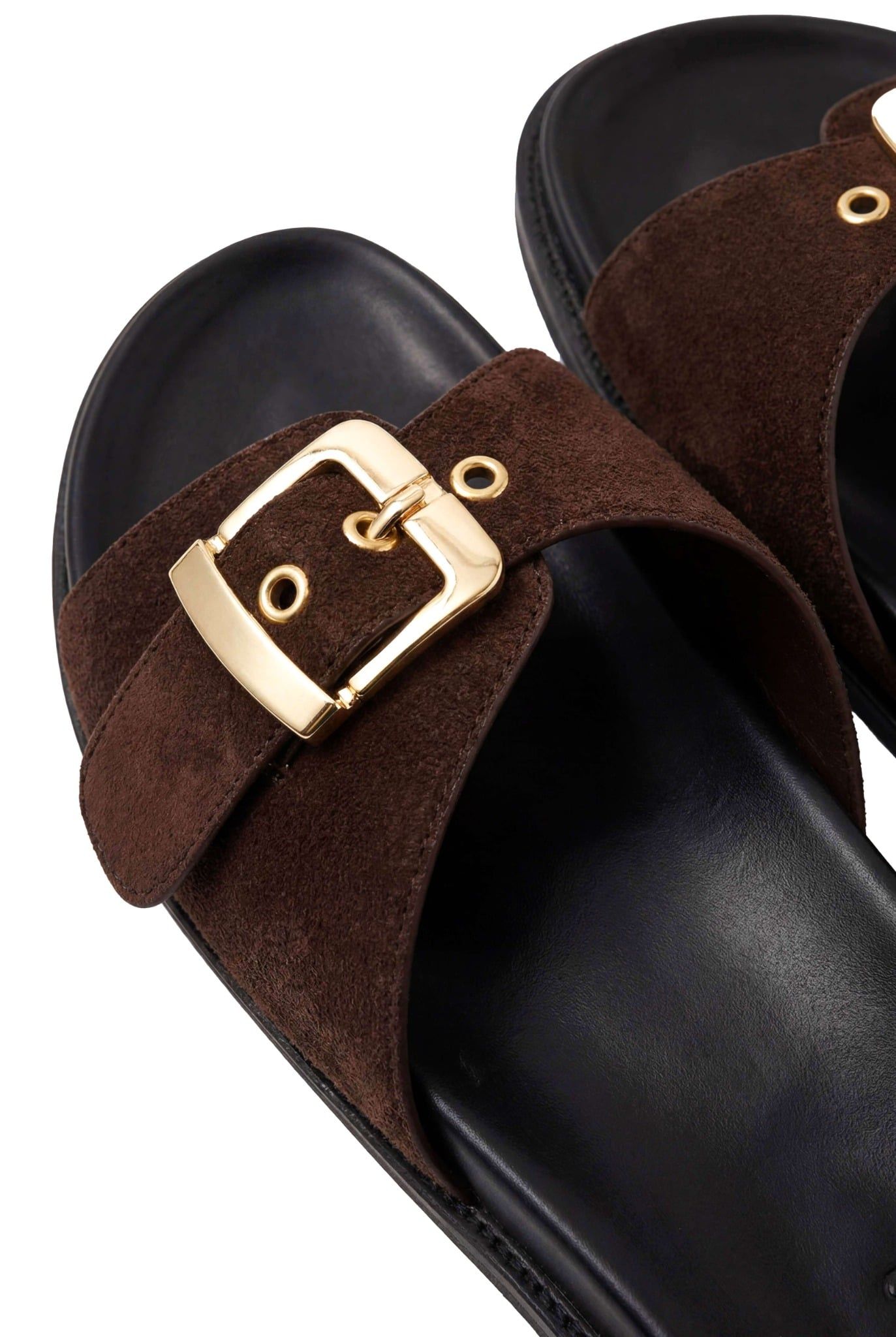 Dép Single Band Buckled Flat Sandals nhiều màu