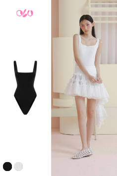 Áo Square Neck Bodysuit nhiều màu