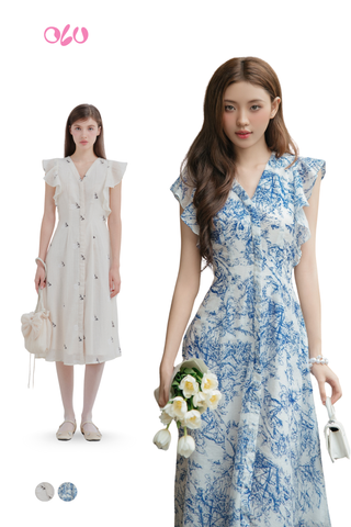 Váy hoa cánh tiên Selby Fleur Dress nhiều màu
