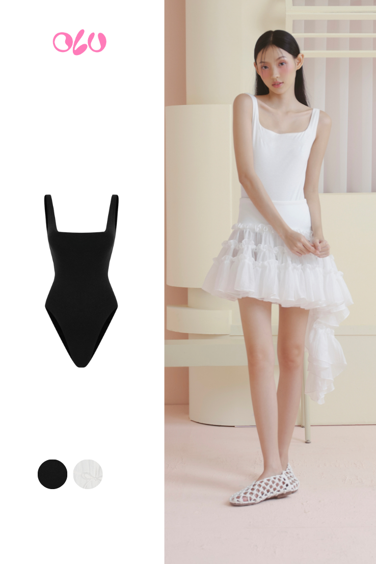 Áo Square Neck Bodysuit nhiều màu