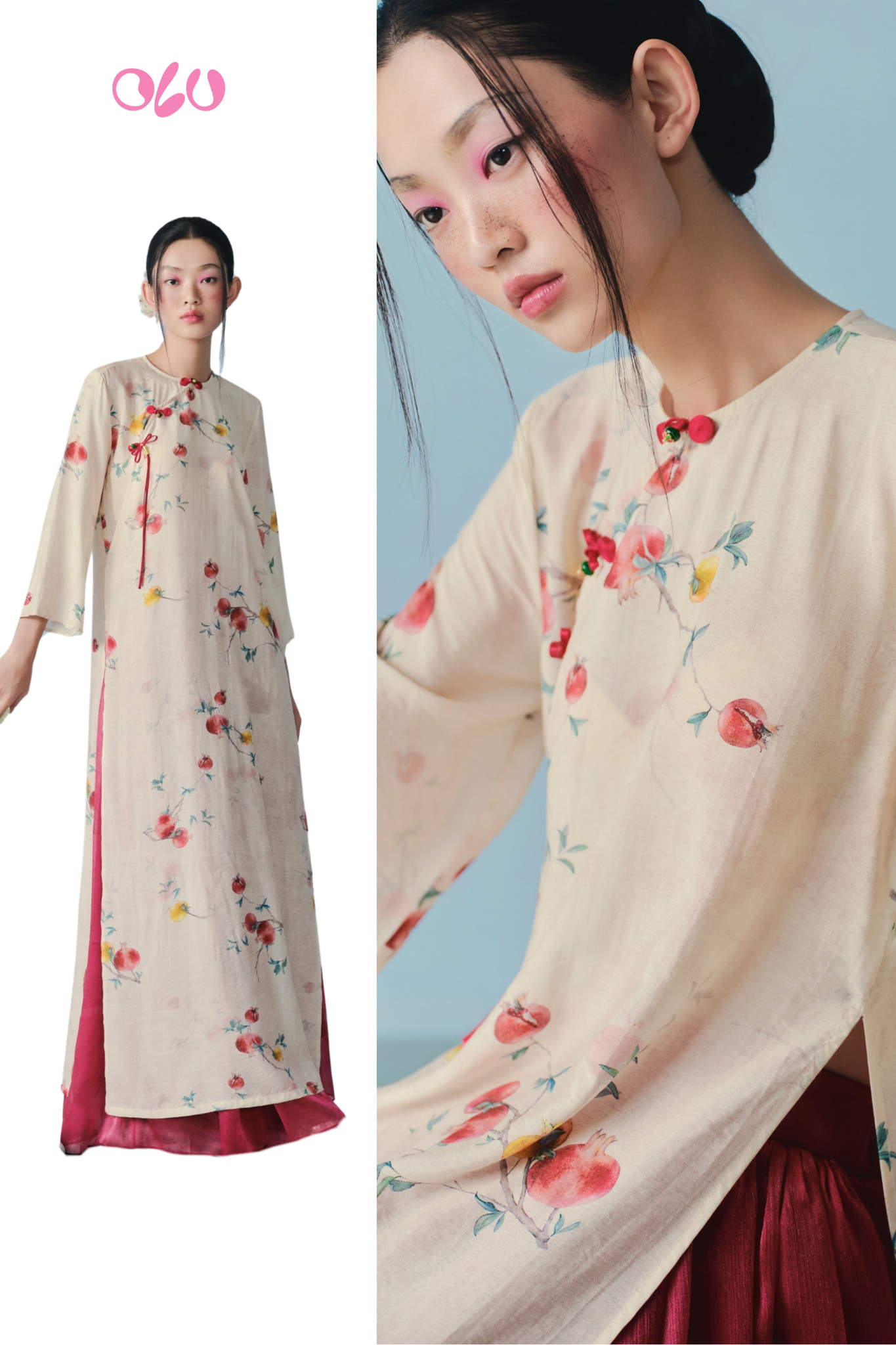 Áo Dài Hân Nghiên (Không kèm quần)