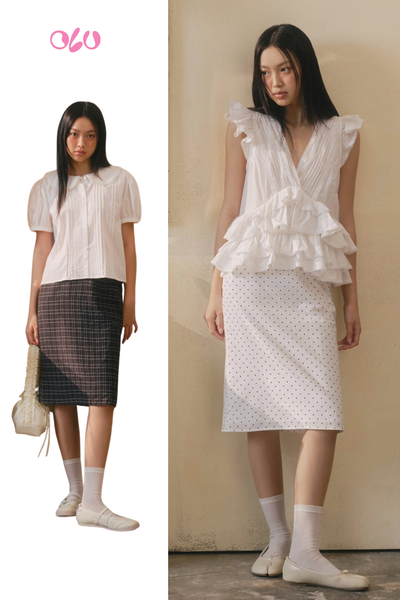  Chân váy Midi Pencil Skirt nhiều màu 