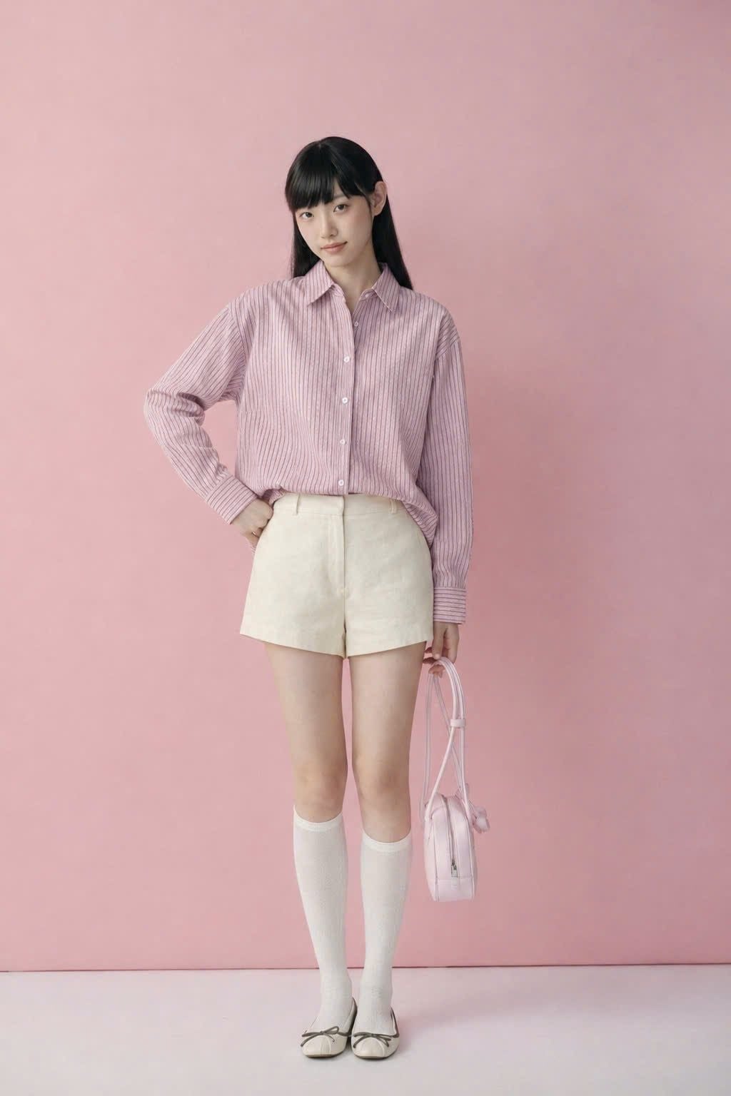 Áo sơ mi cotton tay dài Striped Long Sleeves Shirt nhiều màu