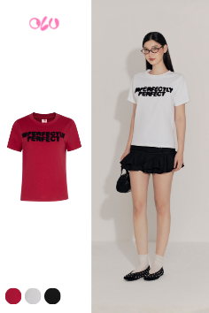 Áo Cotton Imperfectly T Shirt nhiều màu