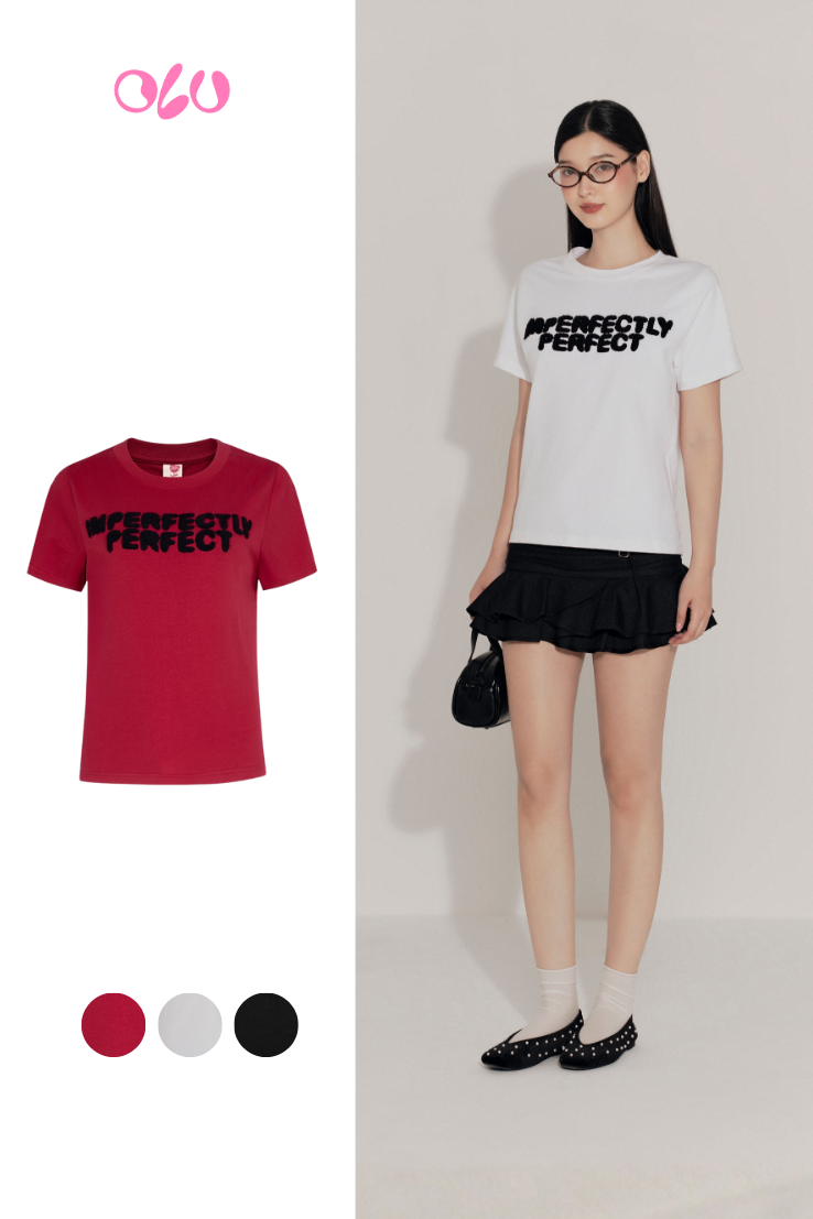 Áo Cotton Imperfectly T Shirt nhiều màu