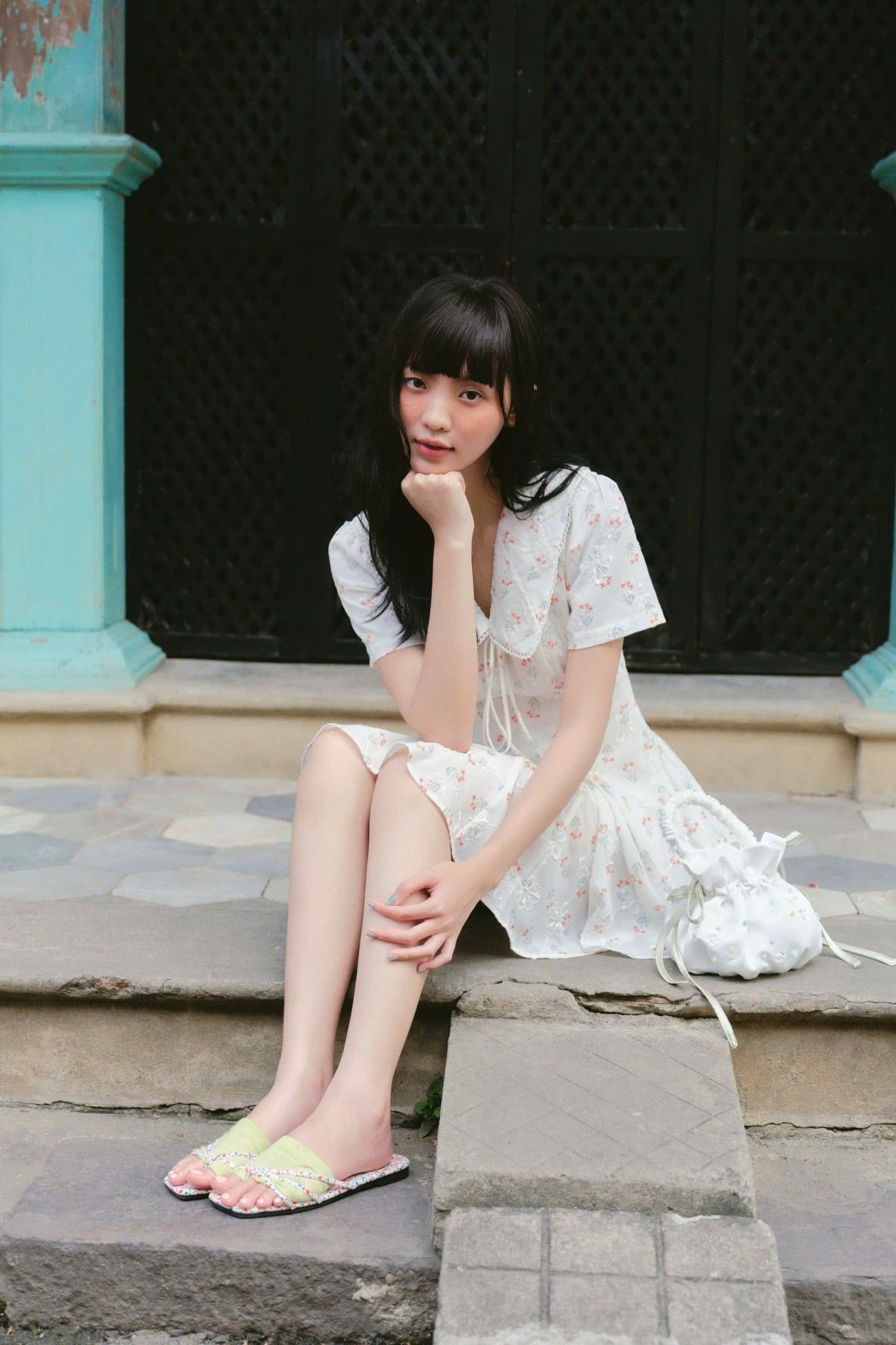 Váy hoa chiết eo Fleur Mini Dress nhiều màu