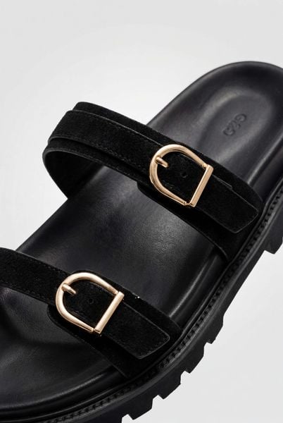  Dép Buckled Flat Sandals nhiều màu 