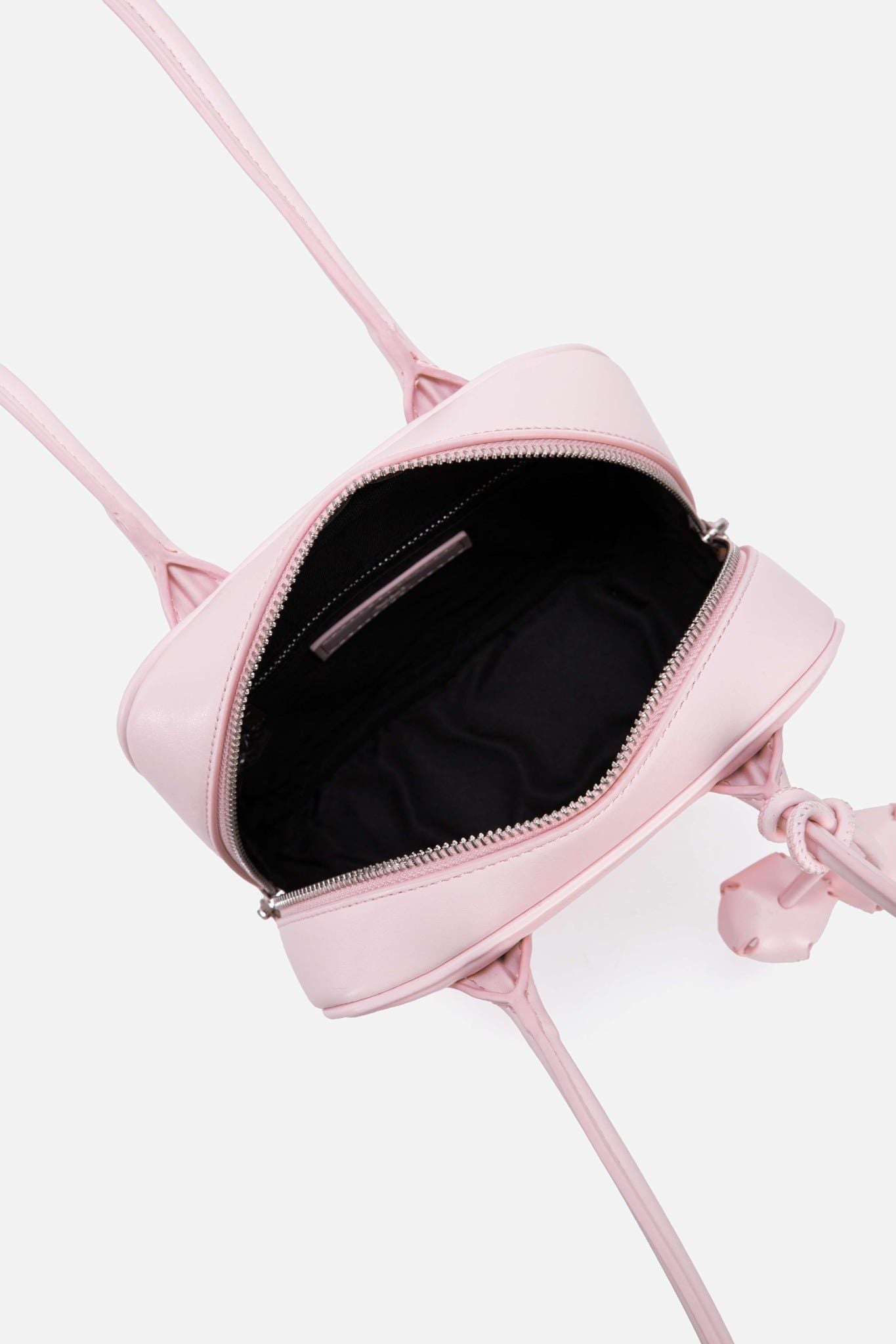 Túi xách da bóng dây hoa Glossy Leather Hand Bag