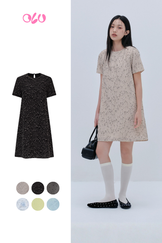 Váy cổ tròn dáng suông Taja Loose Dress nhiều màu