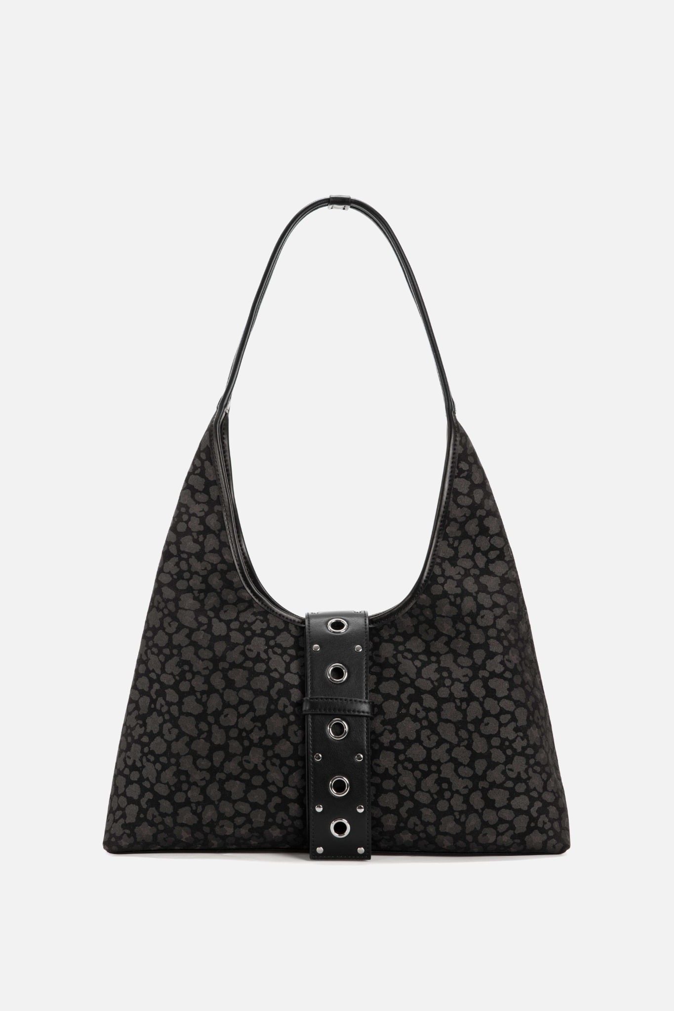 Túi đeo vai Leather Eyelet Strap Shoulder Bag nhiều màu