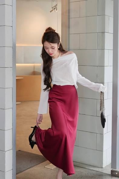 Chân váy Pina Silk Skirt nhiều màu