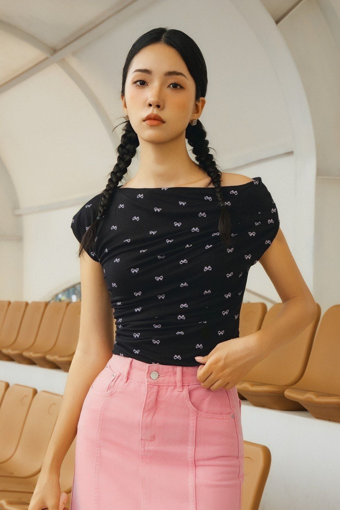 Chân Váy Viviene Denim Skirt nhiều màu