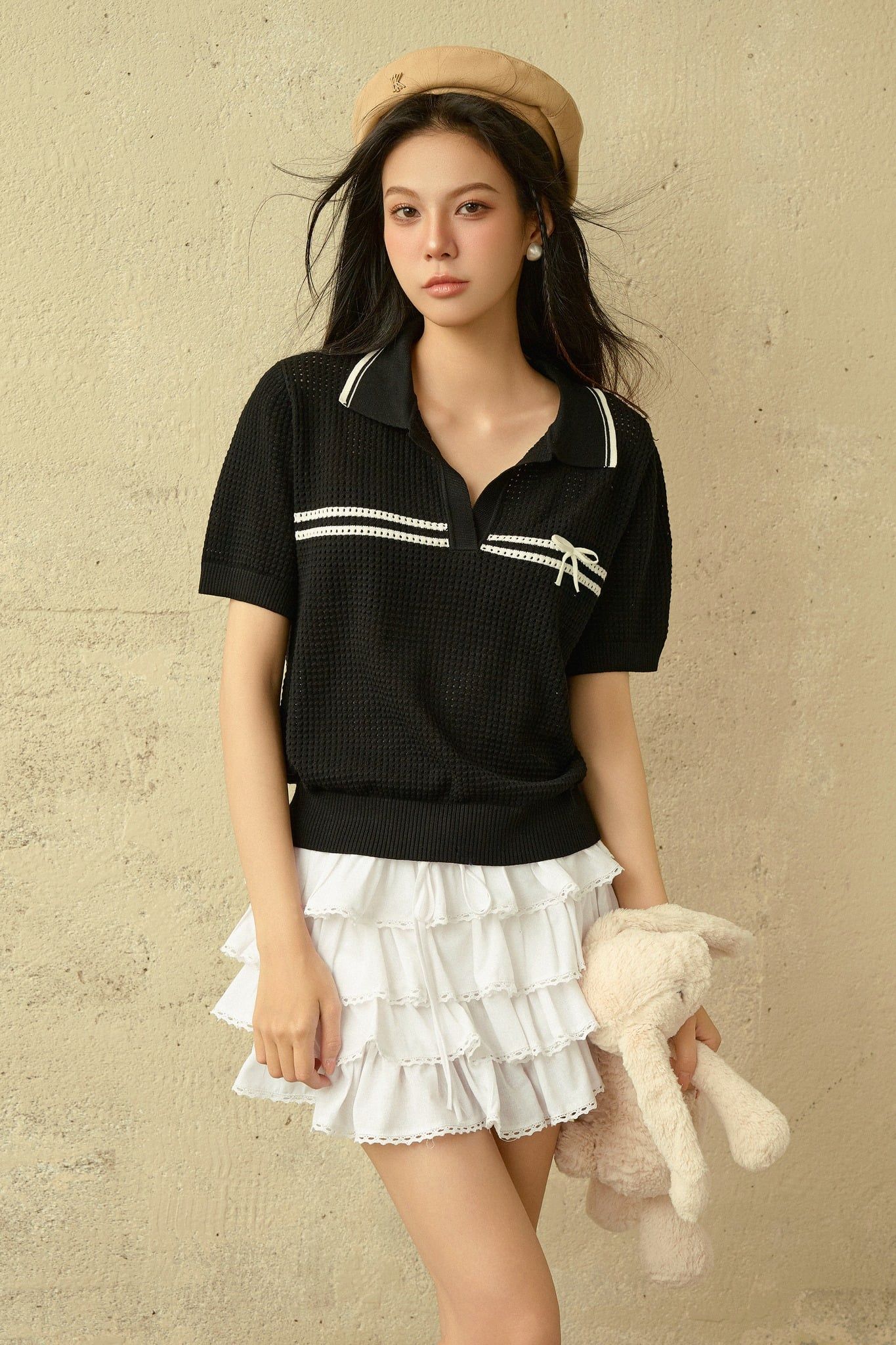 Chân váy mini dáng tầng Cicely Skirt nhiều màu