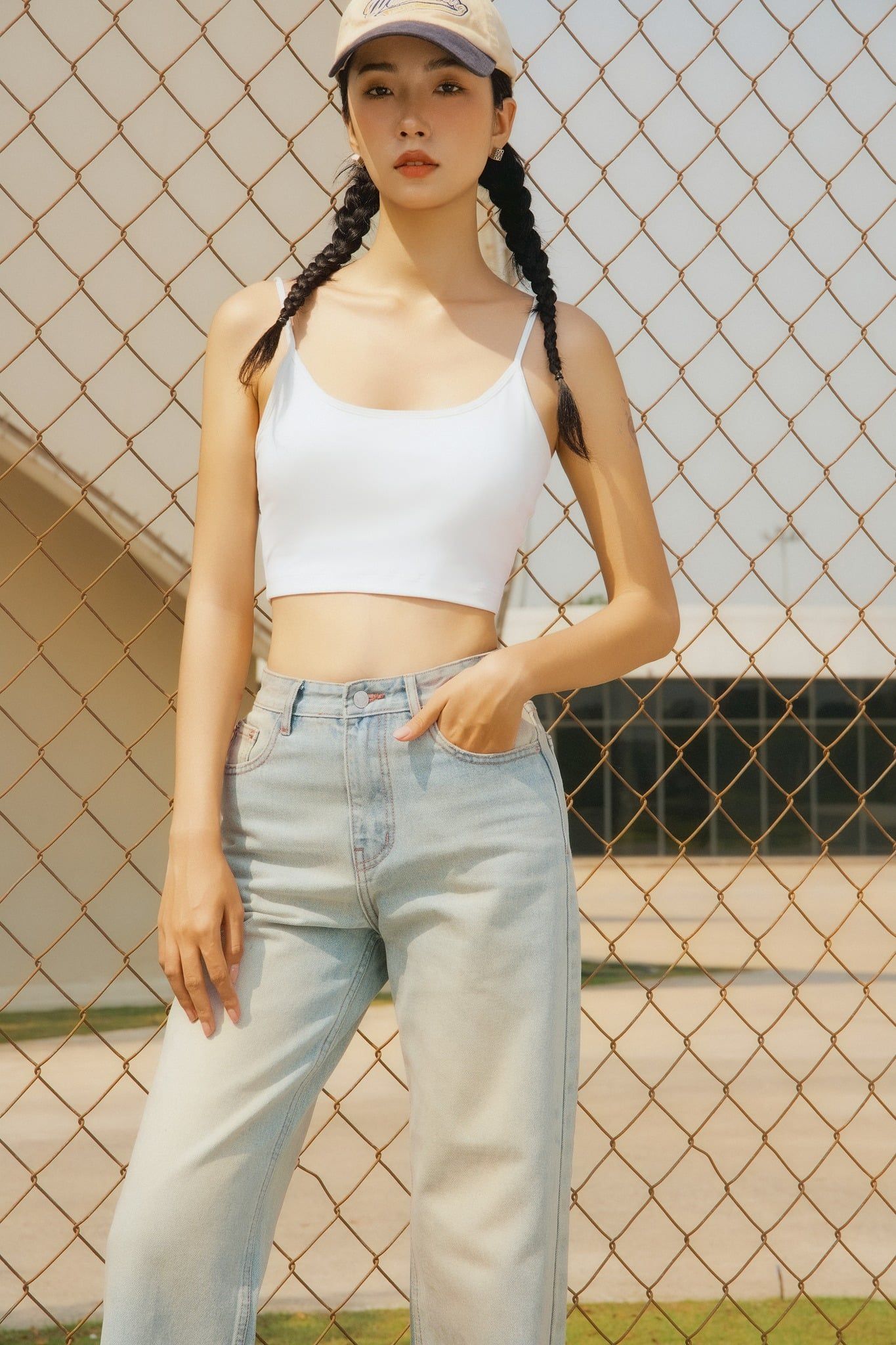 Áo hai dây Camisole Top nhiều màu