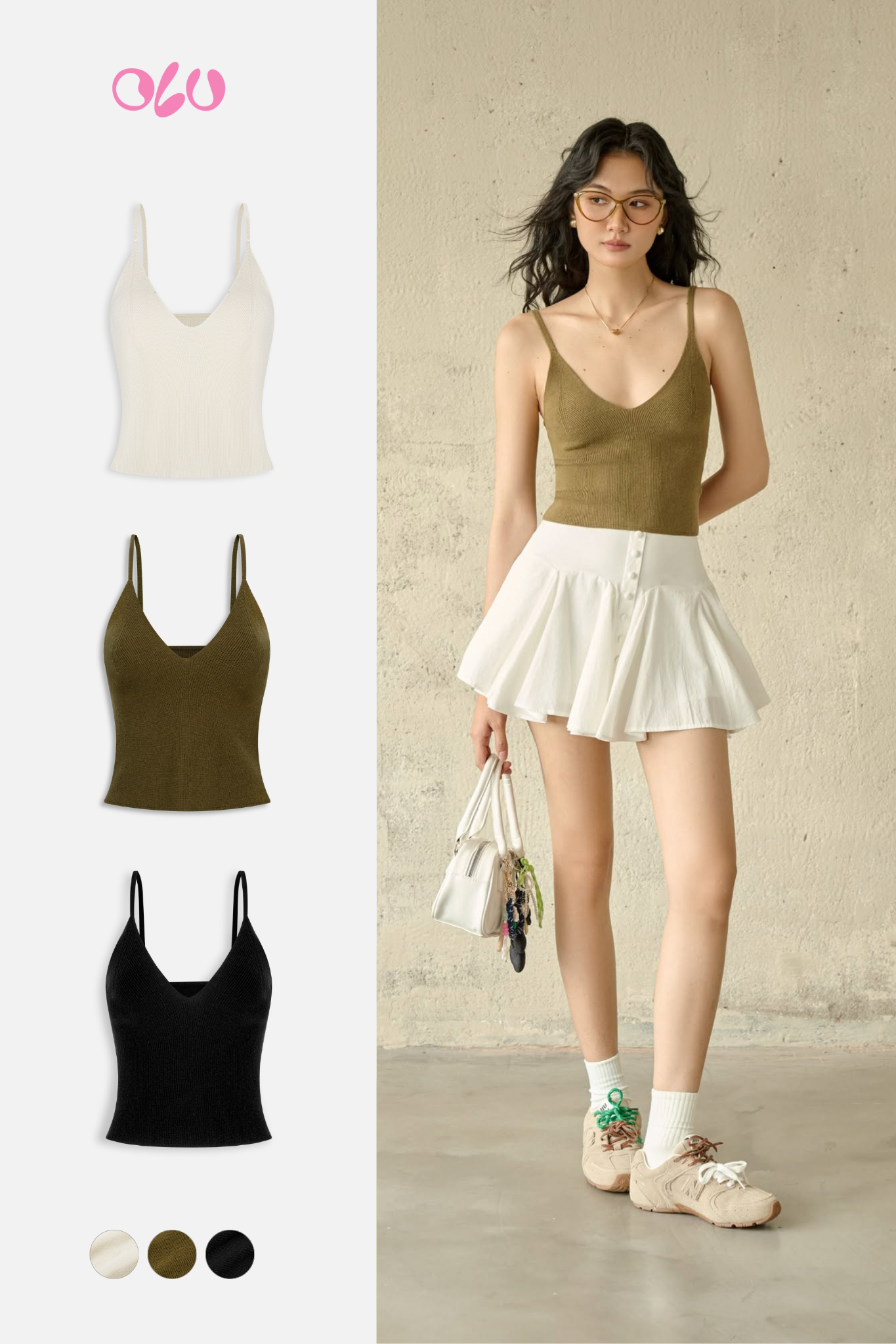 Áo Aeri Knit Top nhiều màu