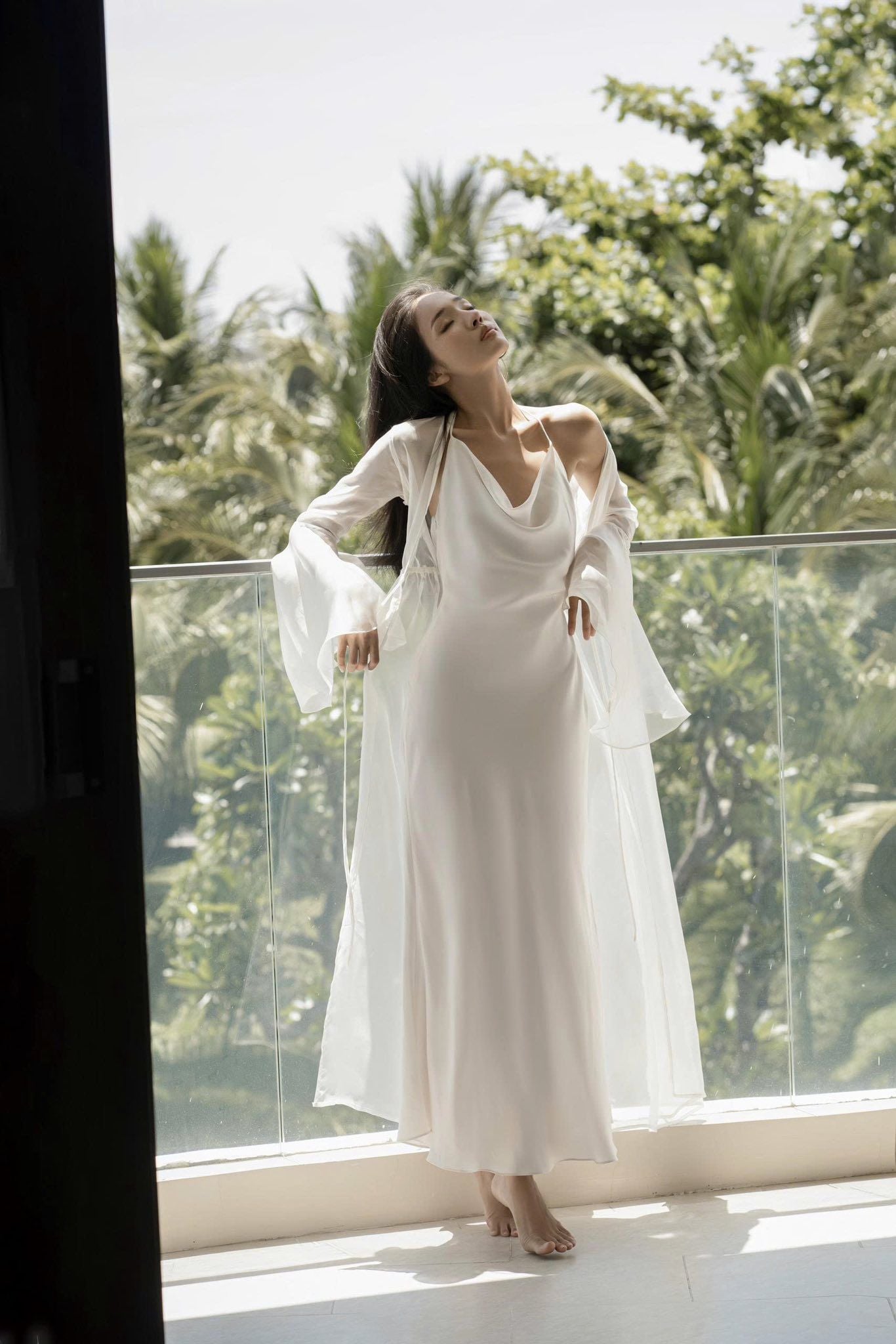 Áo choàng đi biển Myka Longline Shirt