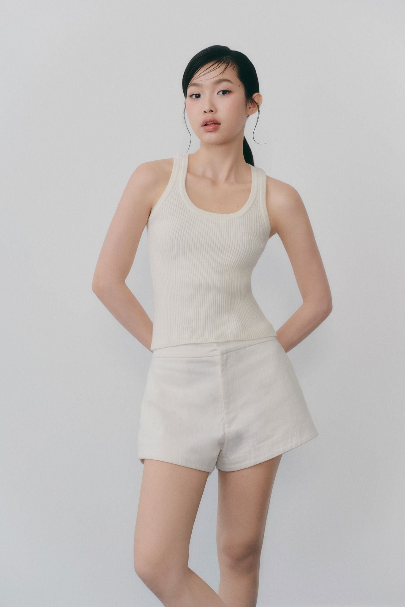 Áo Striped Ribbed Knit Tank Top nhiều màu