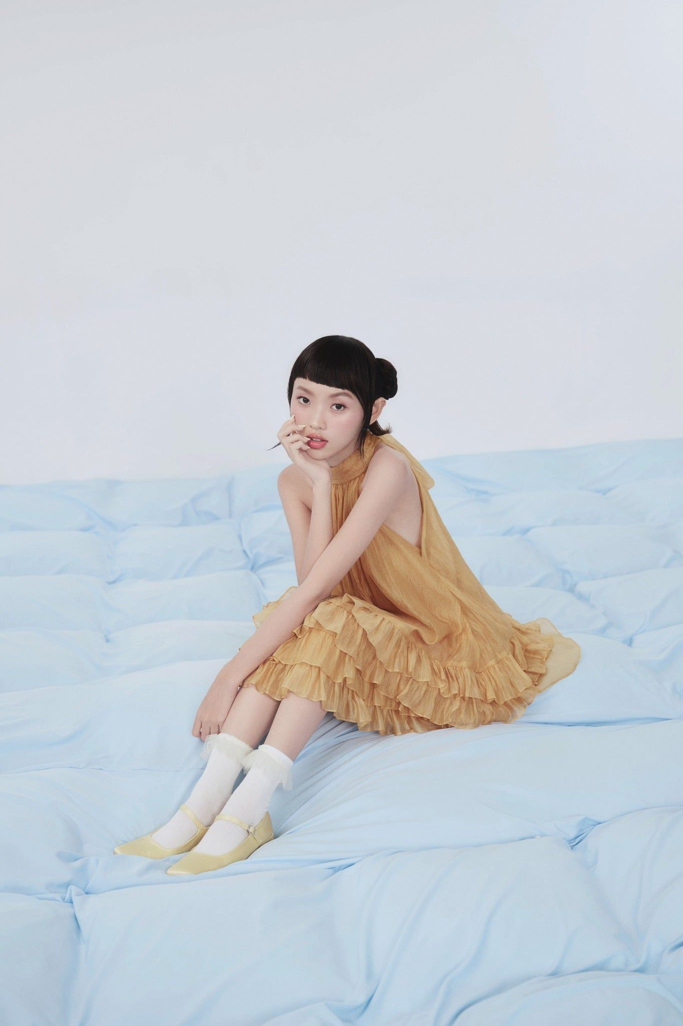 Váy cổ yếm Chiffon Halterneck Dress nhiều màu