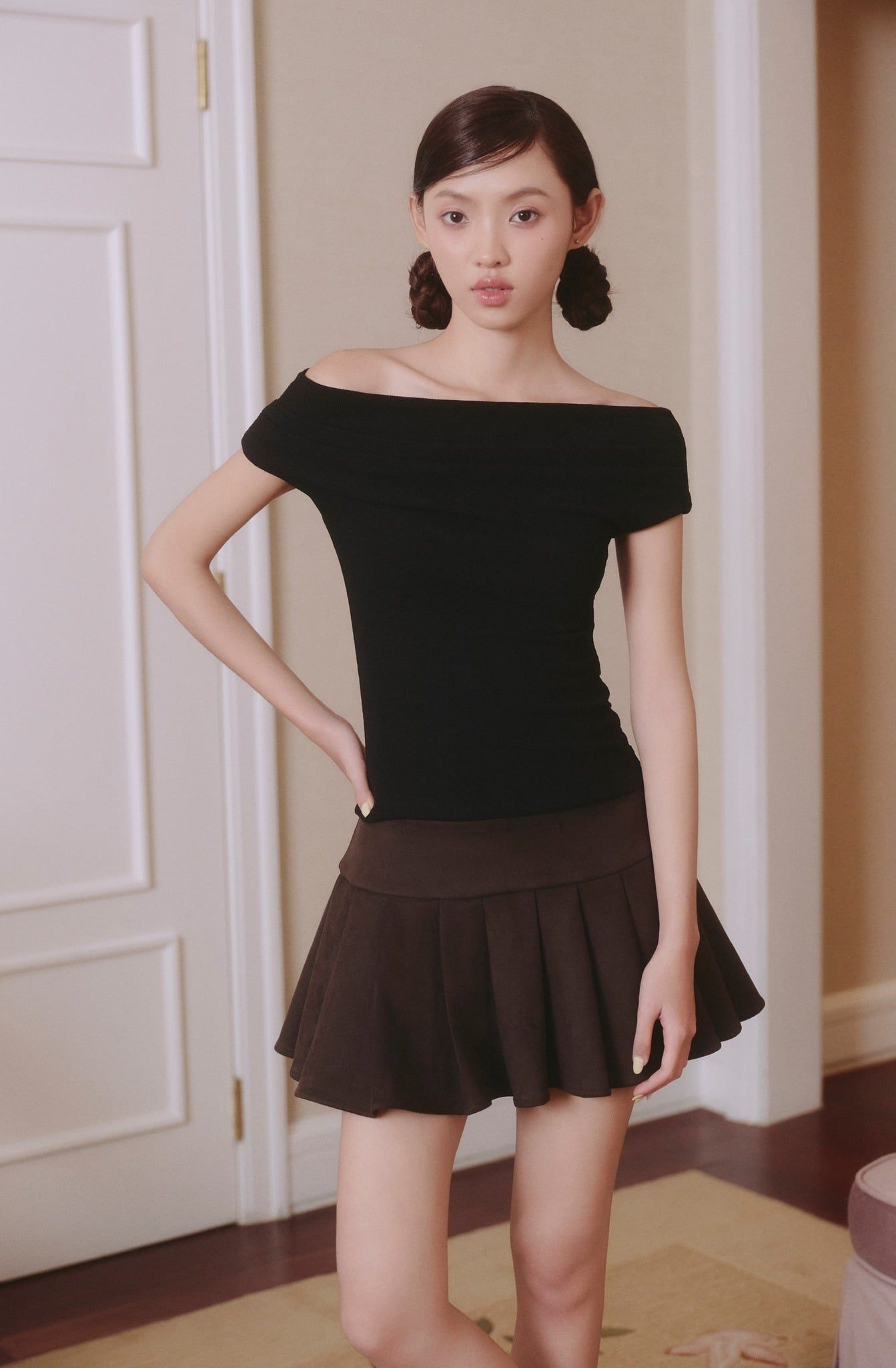 Chân váy ngắn xếp li Inez Skirt nhiều màu