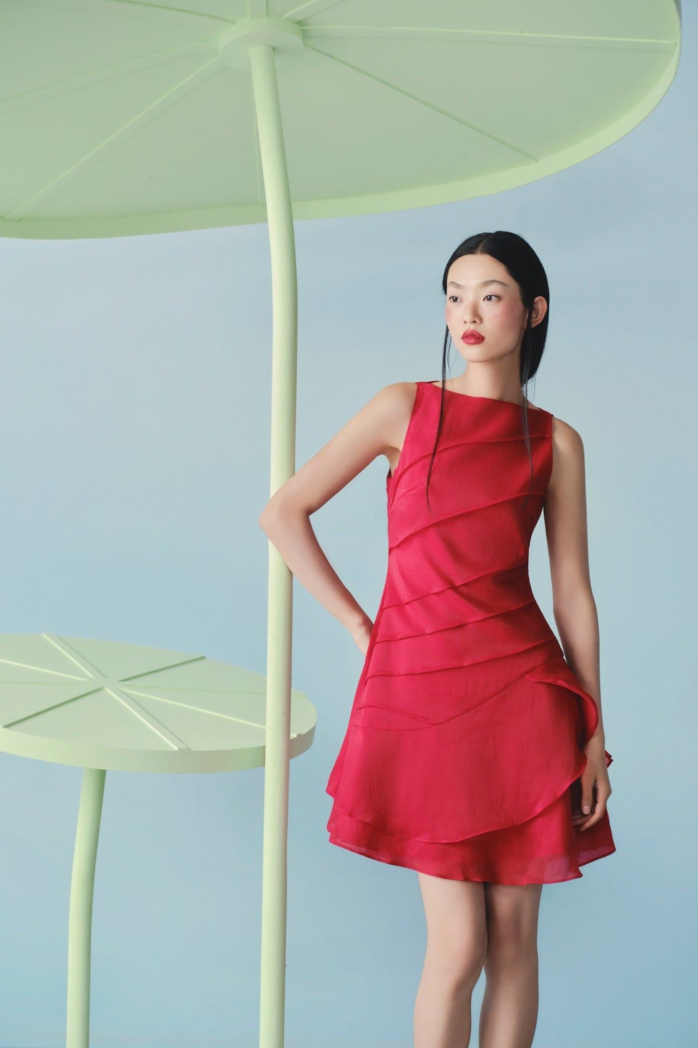 Đầm voan cổ thuyền Bryony Dress nhiều màu