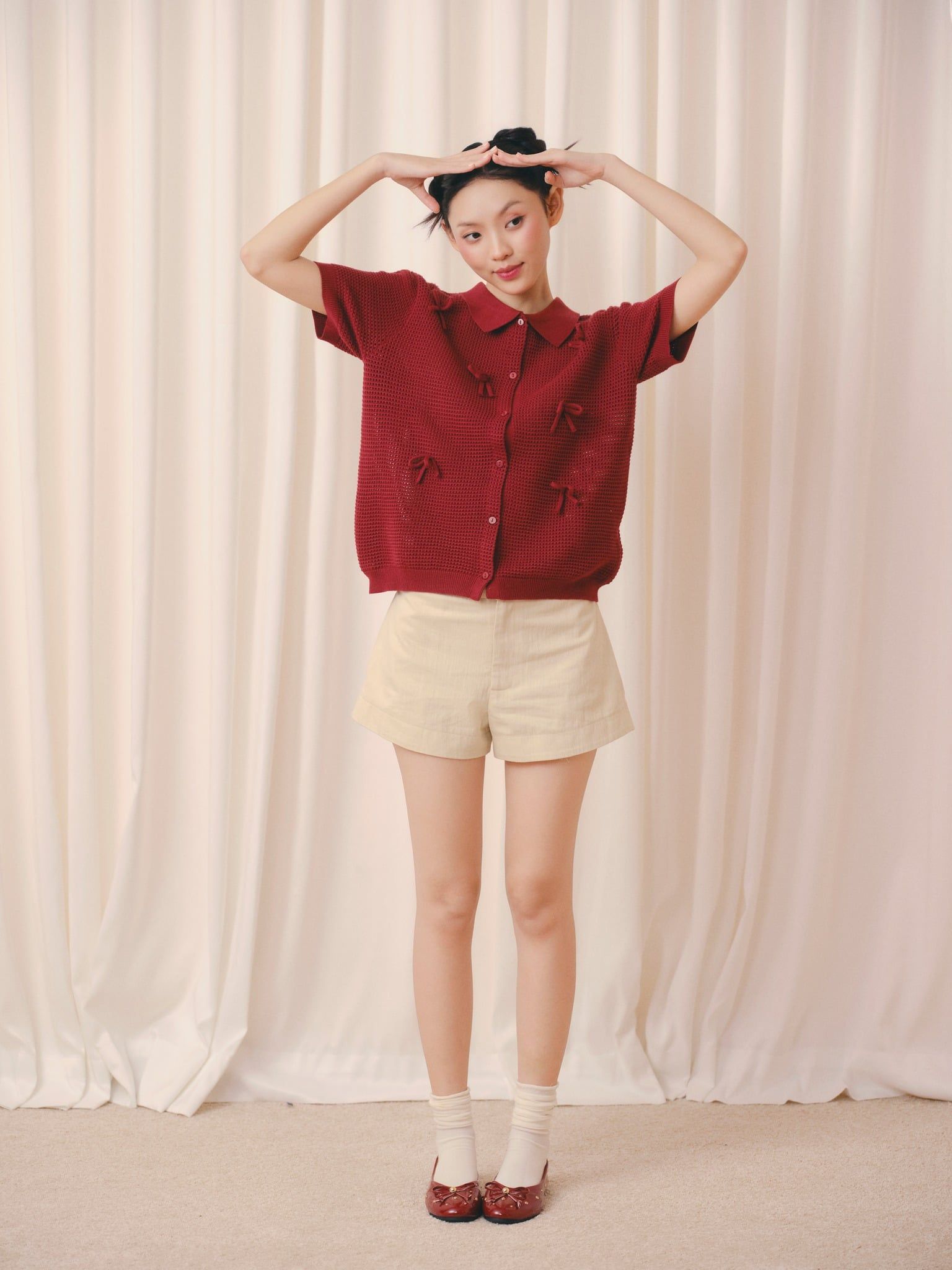 Quần Kaki High Waist Shorts nhiều màu