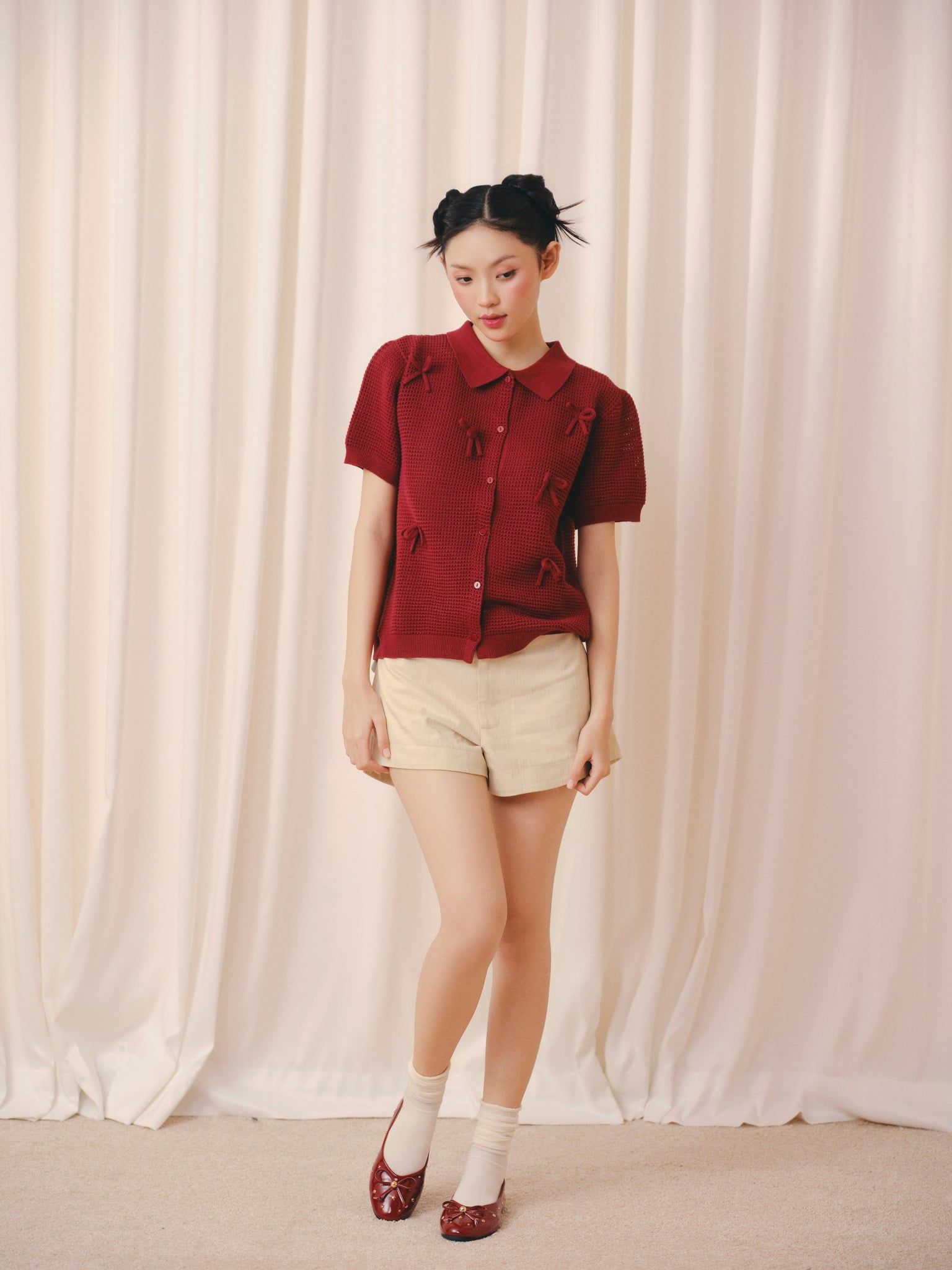 Quần Kaki High Waist Shorts nhiều màu