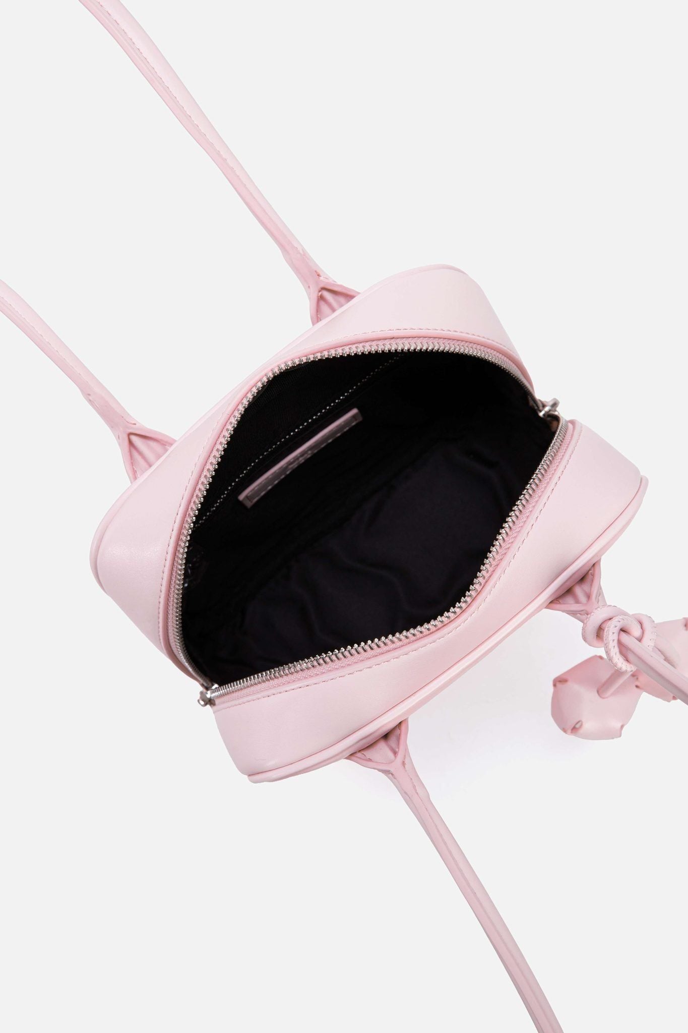 Túi xách da bóng dây hoa Glossy Leather Hand Bag