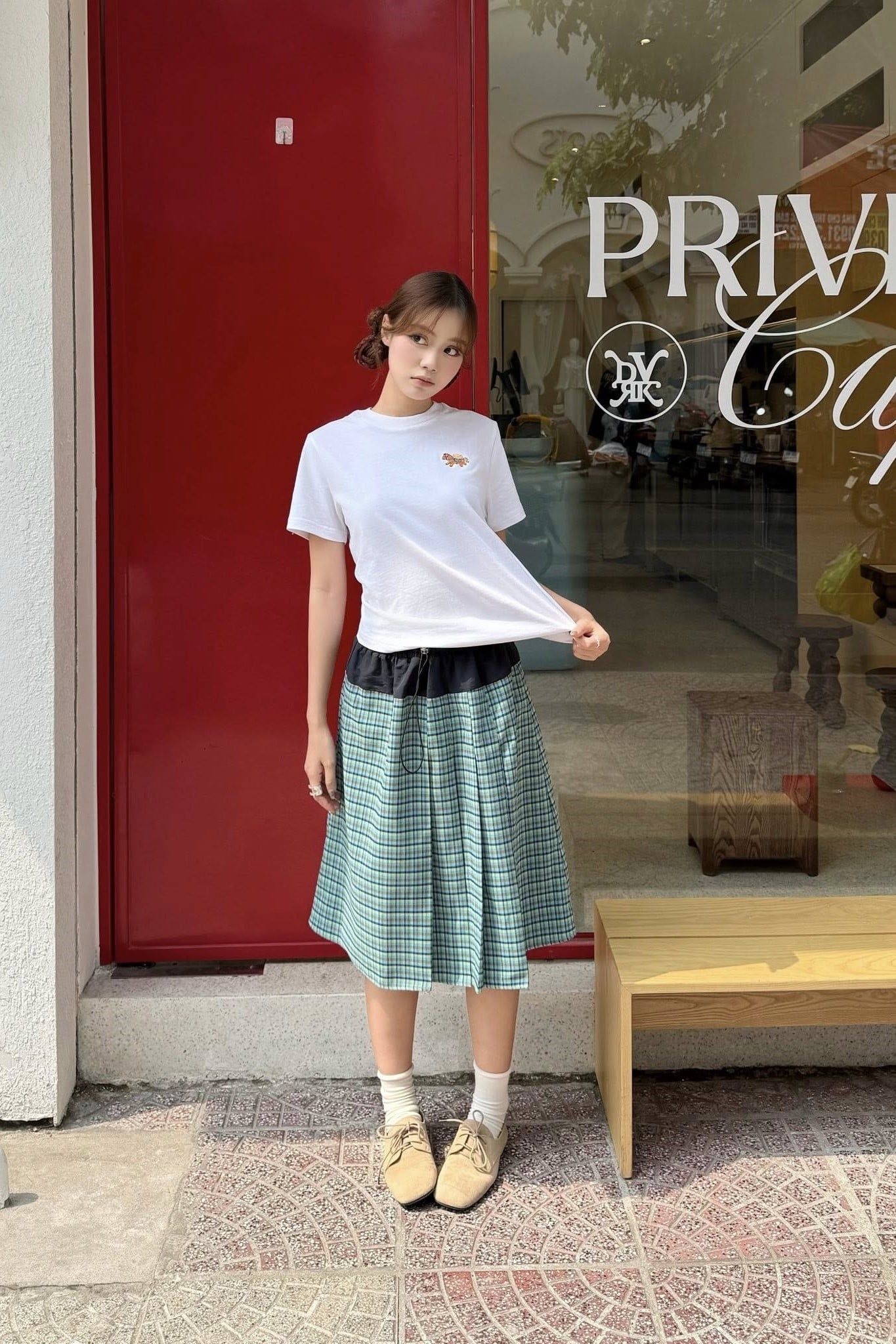 Áo thun thêu hình ngựa Cotton Horse Embro Tshirt nhiều màu