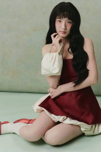  Áo cúp ngực Tafta Peplum Tube Top nhiều màu 