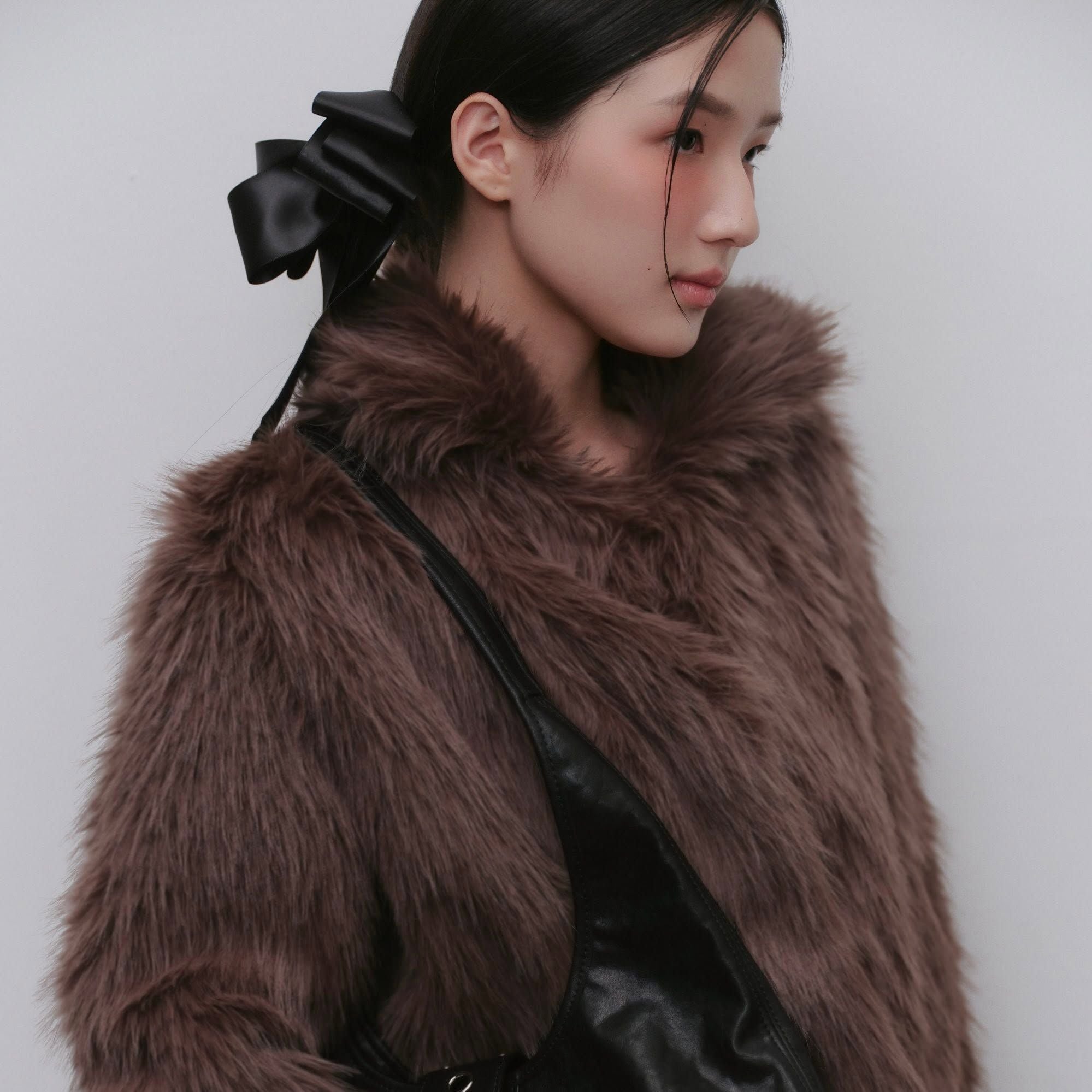 Áo khoác lông Fur Loose Coat nhiều màu