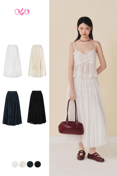 Chân váy Alie Midi Skirt nhiều màu 