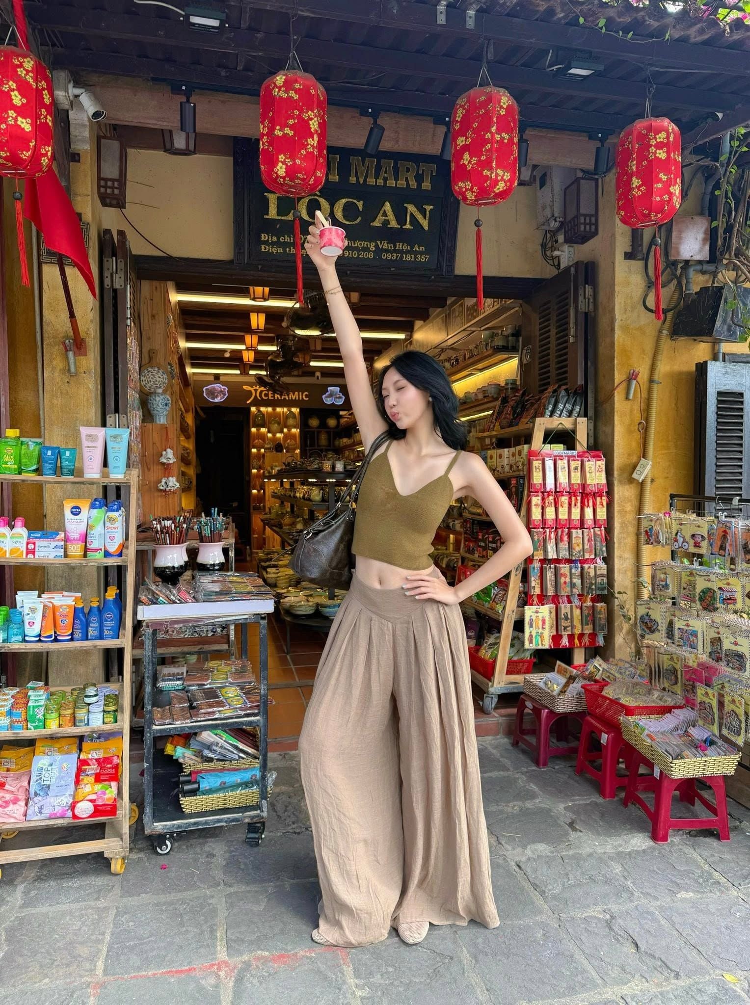 Áo hai dây Aeri Knit Top nhiều màu