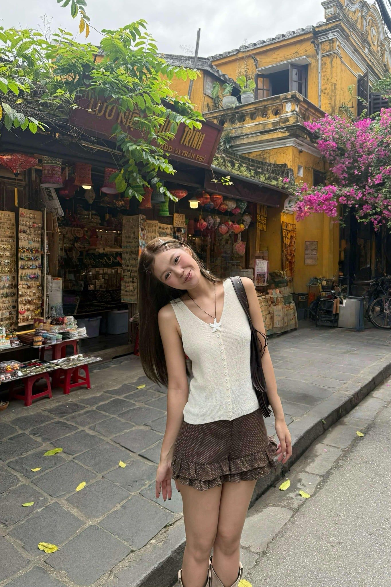 Áo Knit V Neck Tank Top nhiều màu