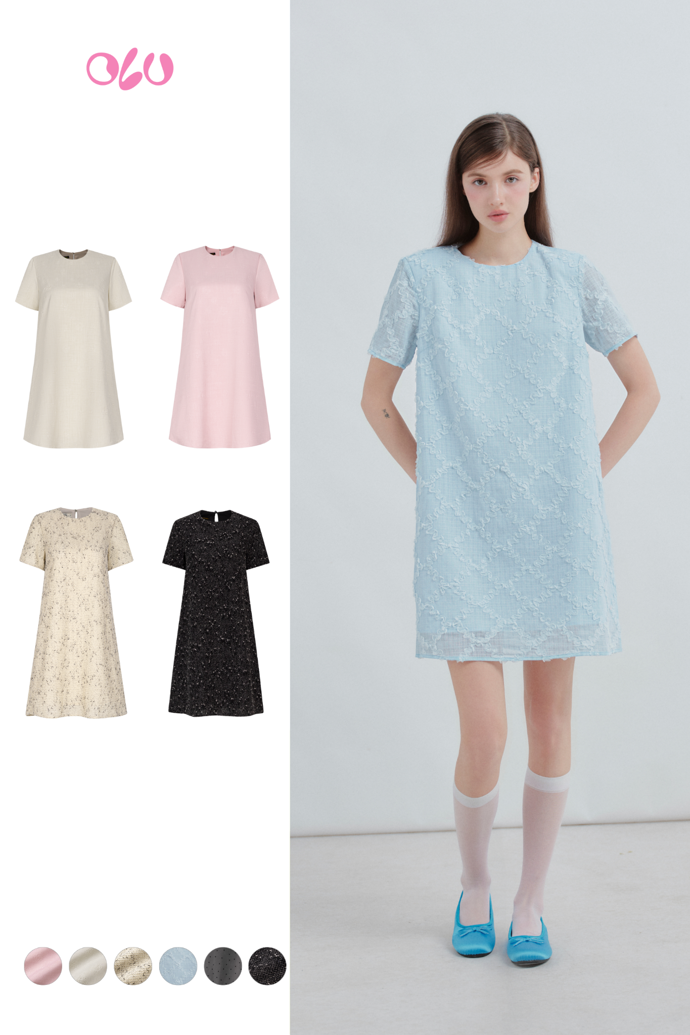 Taja Loose Dress nhiều màu