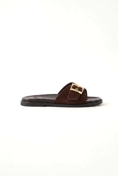  Dép Single Band Buckled Flat Sandals nhiều màu 