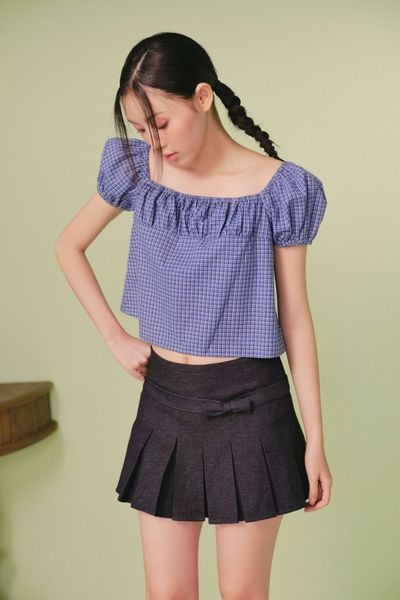  Áo Square Neck Puff Top nhiều màu 