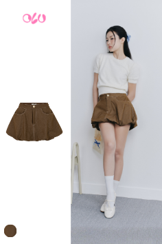  Quần Brown Puff Shorts 