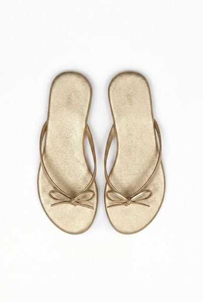  Dép Bow Strappy Flat Sandals nhiều màu 