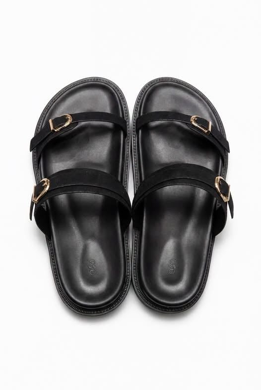Dép Buckled Flat Sandals nhiều màu