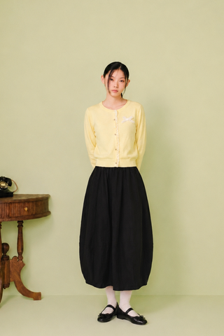 Áo len cardigan Knit Round Neck Top nhiều màu
