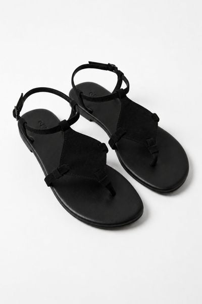  Sandal xỏ ngón Strappy Flat Sandals nhiều màu 