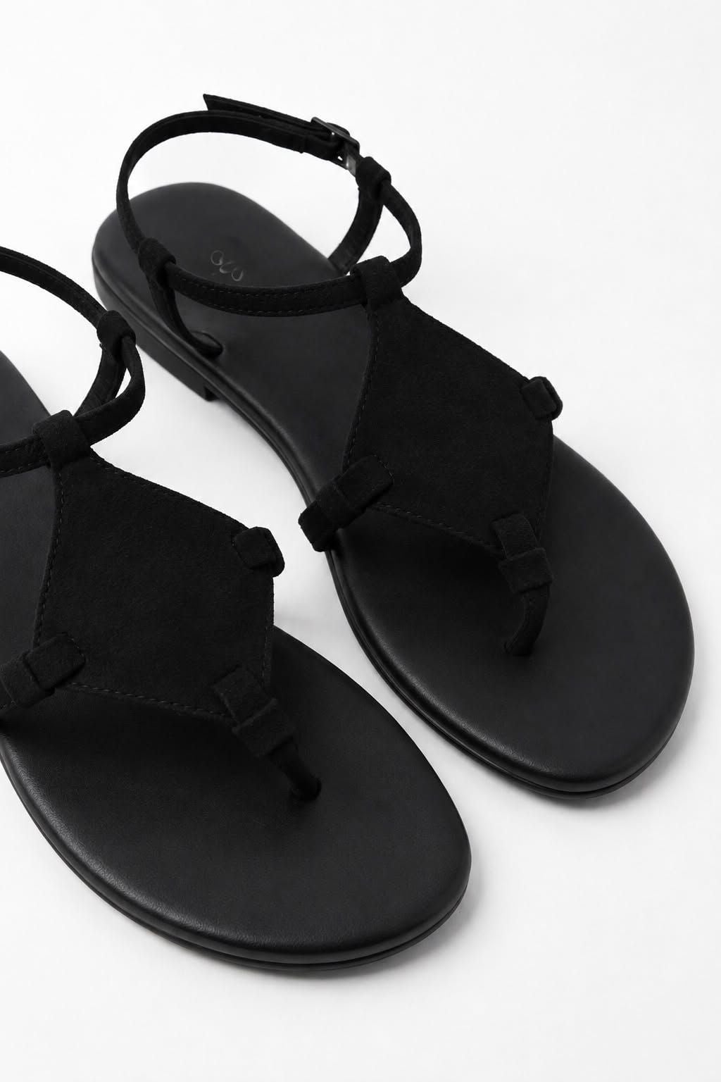 Sandal xỏ ngón Strappy Flat Sandals nhiều màu