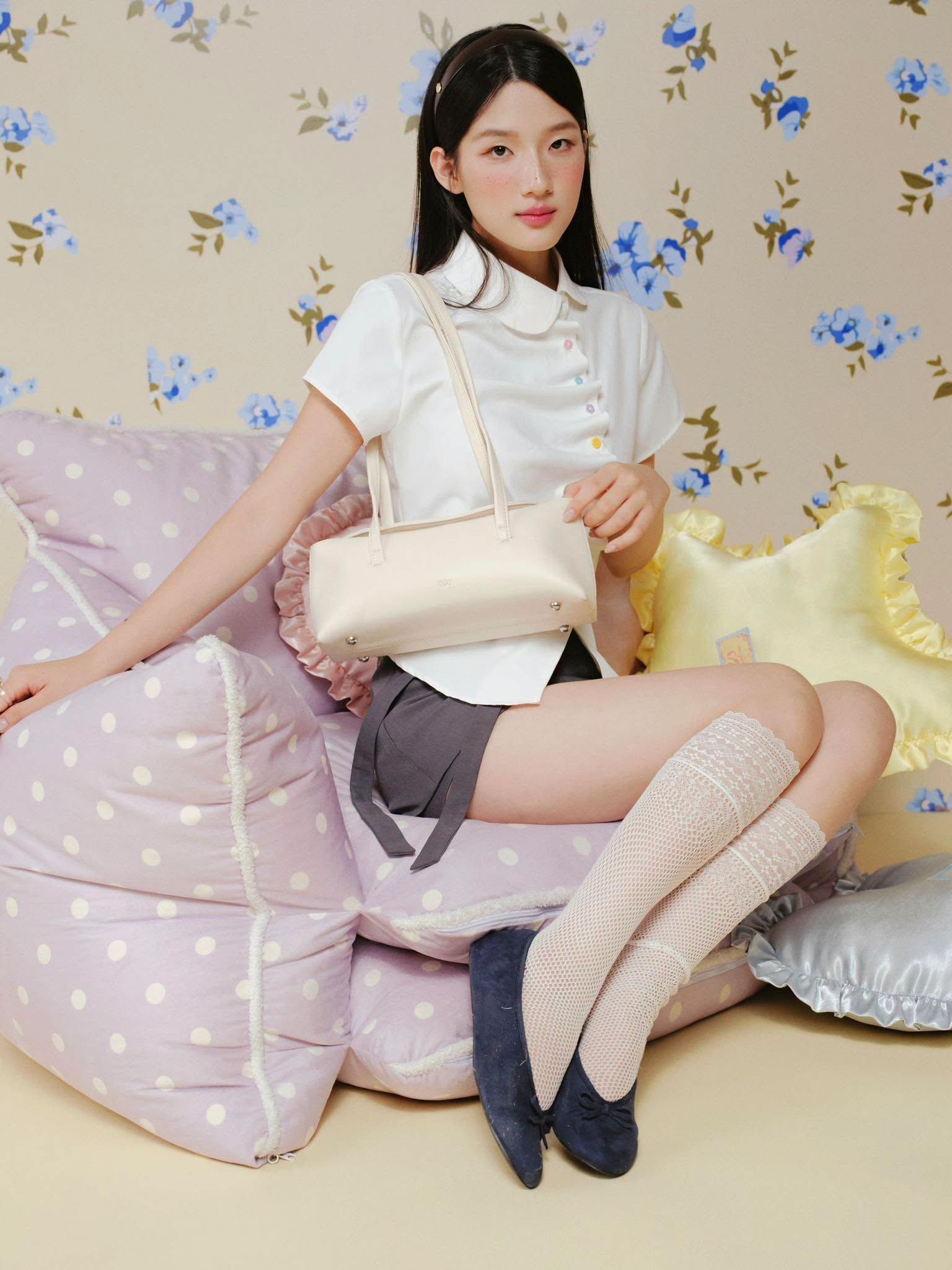 Túi xách Leather Shoulder Bag nhiều màu